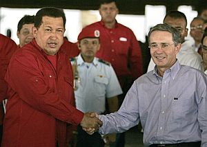 Hugo Chávez y  Álvaro Uribe inician  una nueva etapa en las relaciones bilaterales