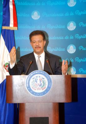 El Discurso pronunciado por el Presidente Leonel Fernández para anunciar medidas económicas y sociales