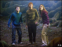 Daniel Radcliffe, Rupert Grint y Emma Watson, protagonistas de Harry Potter.