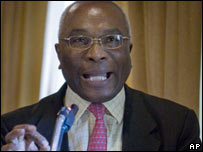 El destituido primer ministro de Haití, Jacques-Edouard Alexis