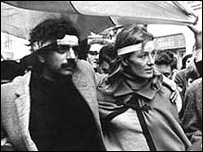 Tariq Ali y Vanessa Redgrave en 1968.