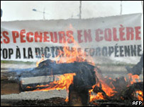 Protesta por el aumento del diesel en Francia
