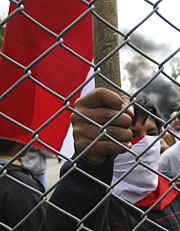 Opositores a Morales, este martes en Tarija. (Foto: REUTERS)