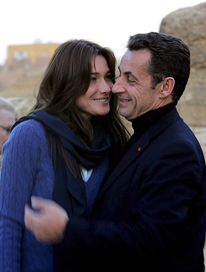 Carla Bruni y Nicolas Sarkozy. EFE
