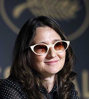 Lucrecia Martel durante la presentación de la película. (Foto: AFP)