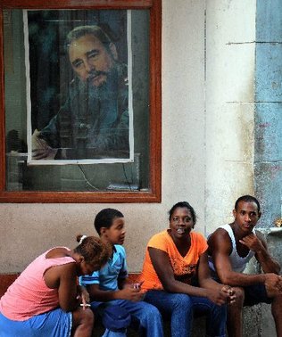 Escena de la vida diaria en Cuba.