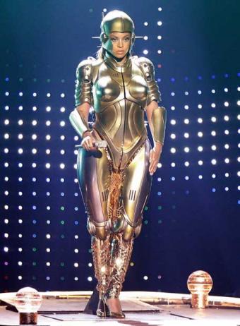 Beyoncé, durante una actuación en la gala de los premios BET.