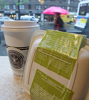 Starbuck’s ya incluye el etiquetado obligatorio. (Foto: AFP | Don Emmert)