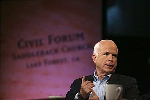 El candidato republicano, John McCain. (Foto: AP)
