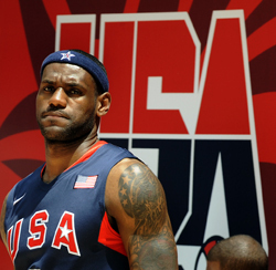  LEBRON JAMES, quien no pudo estar ante Canadá por un  esguince de tobillo, se declaró listo para jugar contra Turquía.