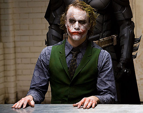 El desaparecido Heath Ledger, en el papel de Joker.
