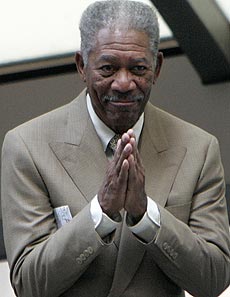 Morgan Freeman, en 'El caballero oscuro'.