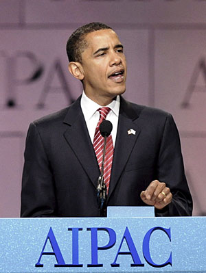 Obama, ante los miembros del grupo de presión pro israelí 