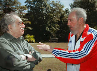  Gabriel García Márquez y Fidel Castro.
