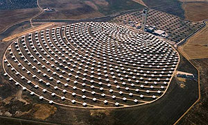 Una planta solar de energía solar ubicada en Almería. (Foto: AP)