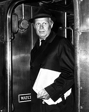 El actor Richard Widmark, en Nueva York, en 1967. (Foto: AP/Universal Pictures)